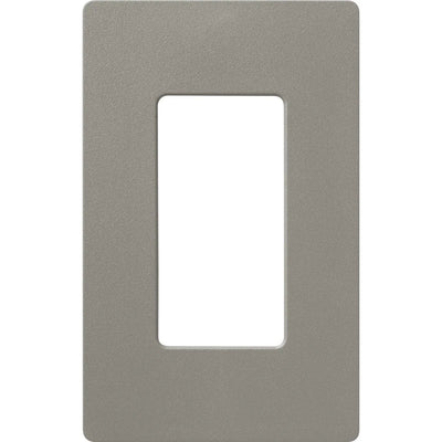 Lutron Claro 1 Gang Wall Plate for Decorator-Style Dimmers, Switches, and Outlets, Satin Finish, SC-1-CS, Cobblestone