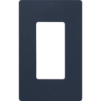 Lutron Claro 1 Gang Wall Plate for Decorator-Style Dimmers, Switches, and Outlets, Satin Finish, SC-1-DE, Deep Sea