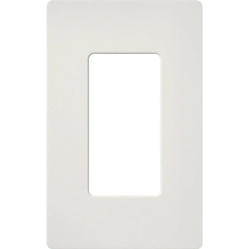 Lutron Claro 1 Gang Wall Plate for Decorator-Style Dimmers, Switches, and Outlets, Satin Finish, SC-1-LG, Lunar Gray