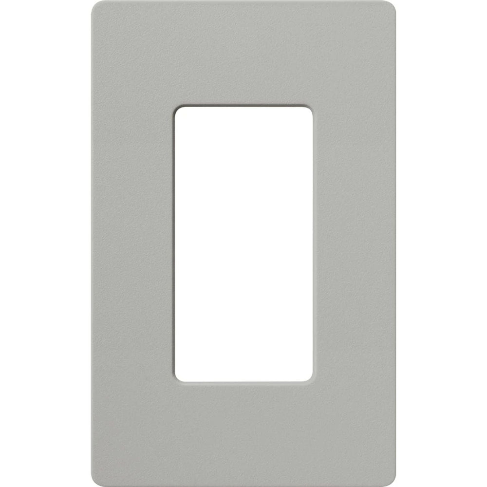 Lutron Claro 1 Gang Wall Plate for Decorator-Style Dimmers, Switches, and Outlets, Satin Finish, SC-1-PB, Pebble
