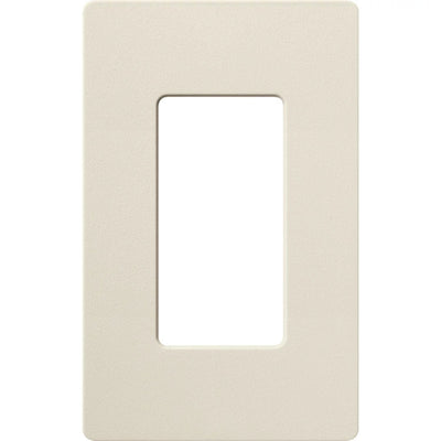 Lutron Claro 1 Gang Wall Plate for Decorator-Style Dimmers, Switches, and Outlets, Satin Finish, SC-1-PM, Pumice