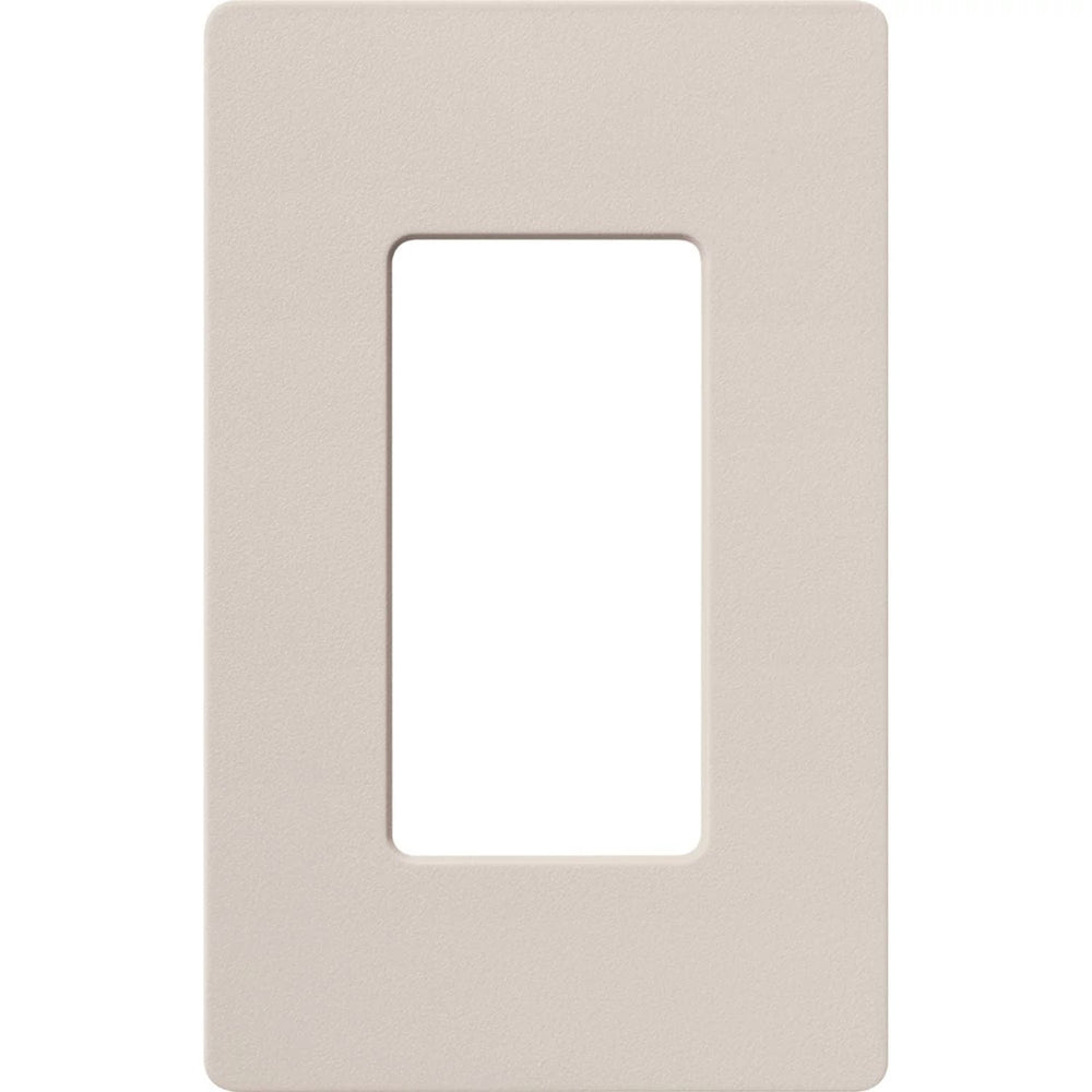 Lutron Claro 1 Gang Wall Plate for Decorator-Style Dimmers, Switches, and Outlets, Satin Finish, SC-1-TP, Taupe