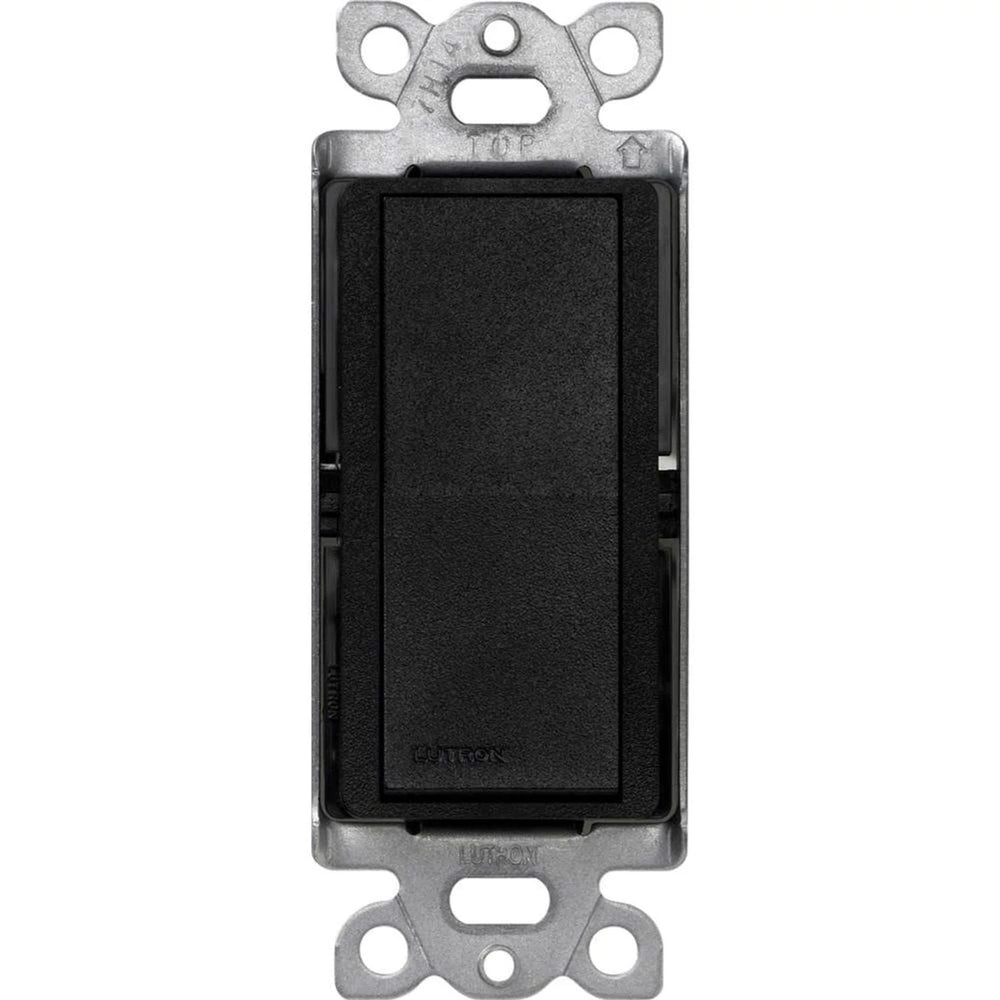 Lutron Claro Single Pole, On/Off Rocker Switch, 15A, Satin Finish, SC-1PS-MN, Midnight