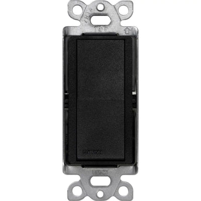 Lutron Claro Single Pole, On/Off Rocker Switch, 15A, Satin Finish, SC-1PS-MN, Midnight