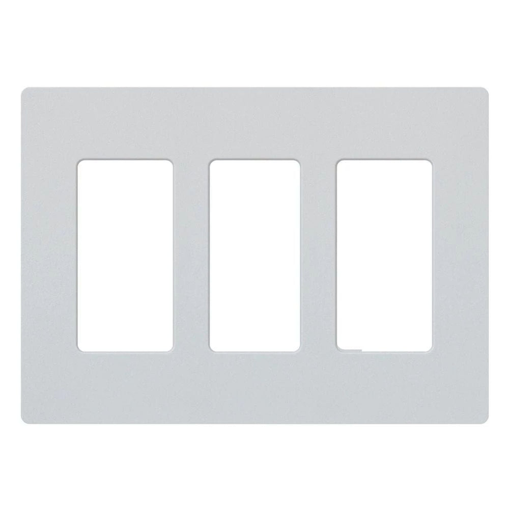 Lutron Claro 3 Gang Wall Plate for Decorator-Style Dimmers, Switches, and Outlets, Satin Finish, SC-3-MI, Mist