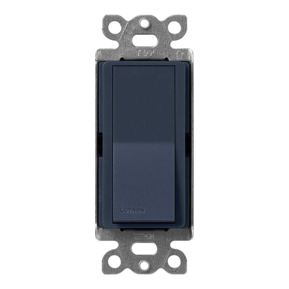 Lutron Claro Single Pole/3-Way, On/Off Rocker Switch, 15A, Satin Finish, SC-3PS-DE, Deep Sea