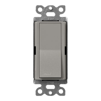 Lutron Claro 4-Way, On/Off Rocker Switch, 15A, Satin Finish, SC-4PS-CS, Cobblestone