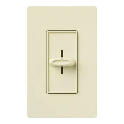 Lutron Skylark Quiet 3-Speed High Occupancy Fan Control, No Neutral Required, 2A Ceiling Fan, 120V, Single Pole/3-Way, SFSQ-F-HO-AL, Almond