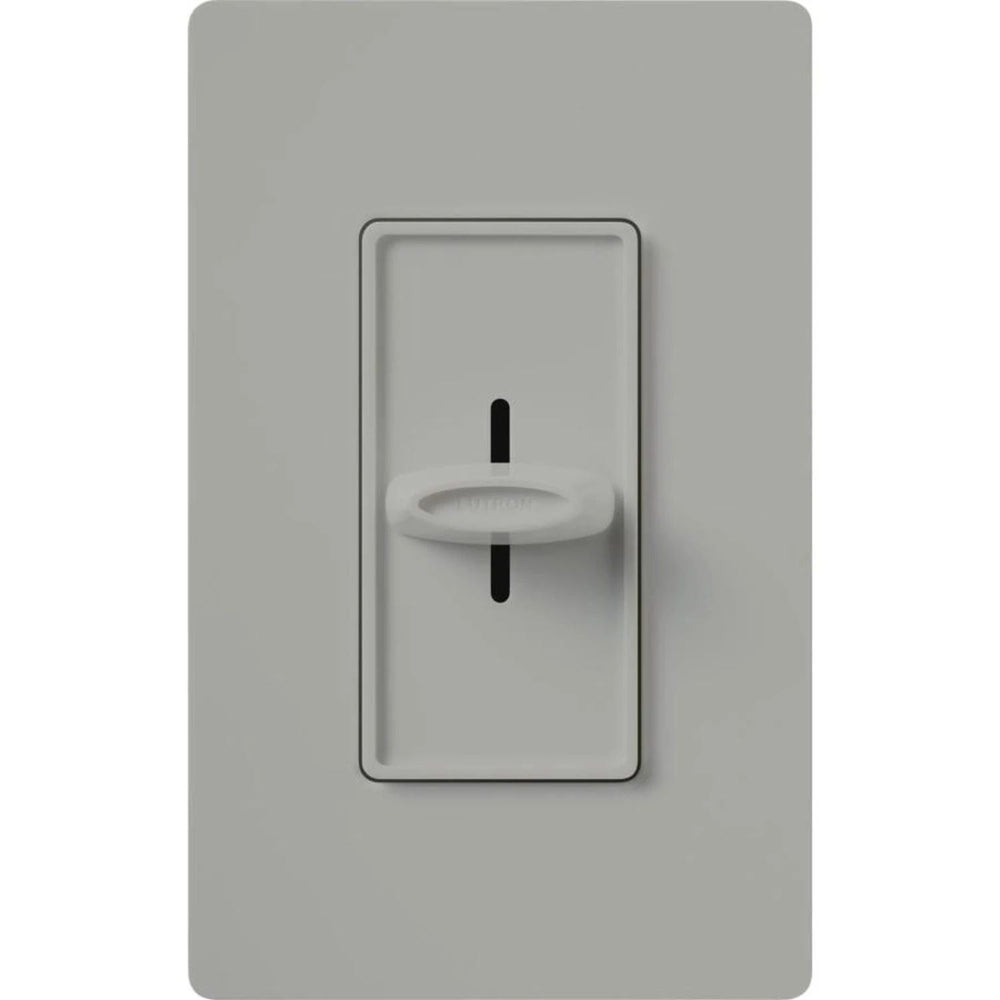 Lutron Skylark Quiet 3-Speed High Occupancy Fan Control, No Neutral Required, 2A Ceiling Fan, 120V, Single Pole/3-Way, SFSQ-F-HO-GR, Gray