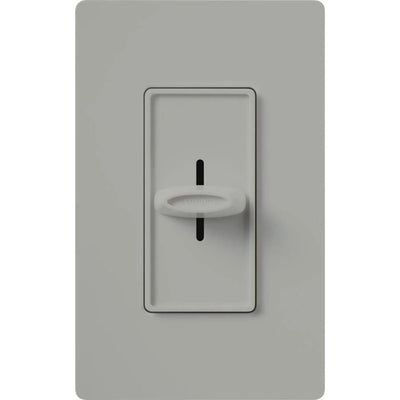 Lutron Skylark Quiet 3-Speed High Occupancy Fan Control, No Neutral Required, 2A Ceiling Fan, 120V, Single Pole/3-Way, SFSQ-F-HO-GR, Gray