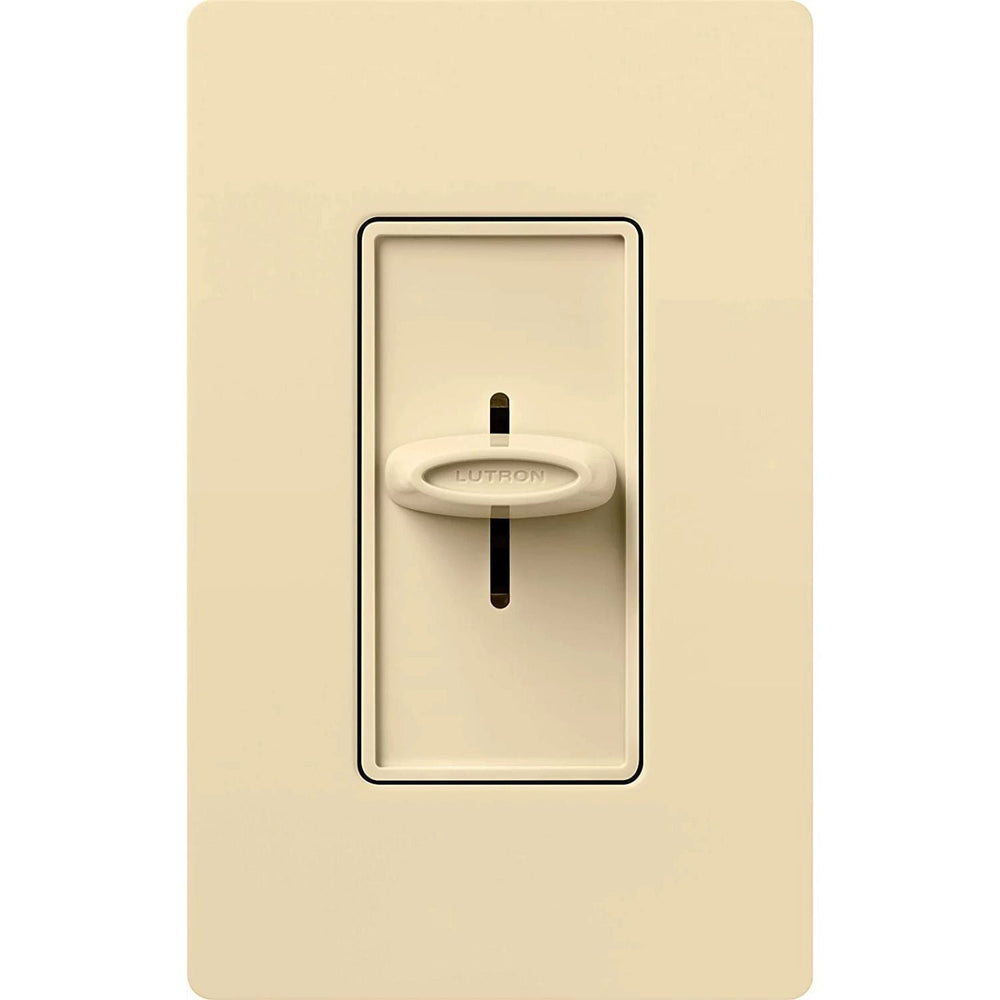 Lutron Skylark Quiet 3-Speed High Occupancy Fan Control, No Neutral Required, 2A Ceiling Fan, 120V, Single Pole/3-Way, SFSQ-F-HO-IV, Ivory