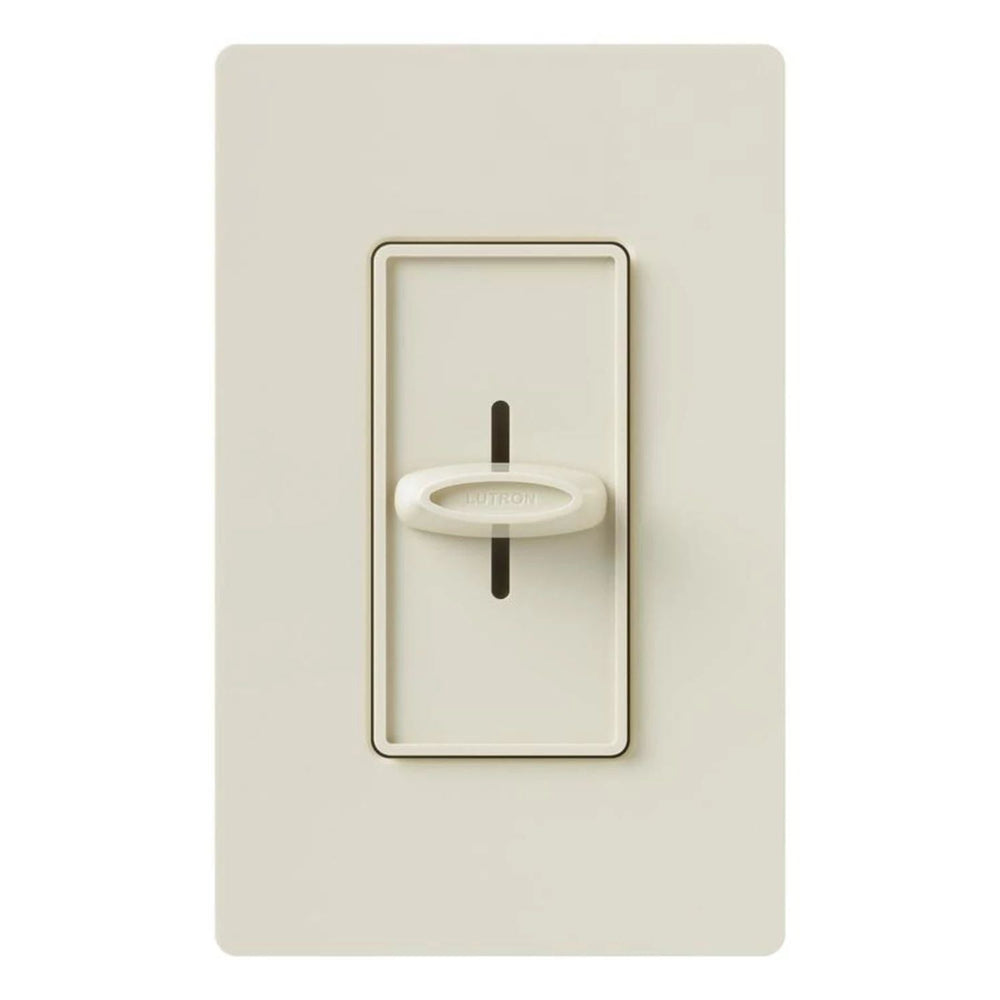 Lutron Skylark Quiet 3-Speed High Occupancy Fan Control, No Neutral Required, 2A Ceiling Fan, 120V, Single Pole/3-Way, SFSQ-F-HO-LA, Light Almond