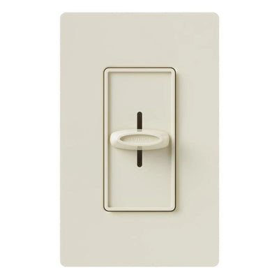 Lutron Skylark Quiet 3-Speed High Occupancy Fan Control, No Neutral Required, 2A Ceiling Fan, 120V, Single Pole/3-Way, SFSQ-F-HO-LA, Light Almond