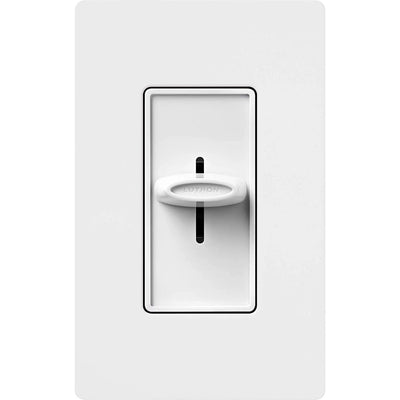Lutron Skylark Quiet 3-Speed High Occupancy Fan Control, No Neutral Required, 2A Ceiling Fan, 120V, Single Pole/3-Way, SFSQ-F-WH, White