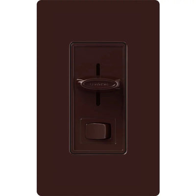 Lutron Skylark Dual Fan/Light Control, 1.5A Fan and 300W Incandescent/Halogen Light, 120V, Single Pole, SFSQ-LF-BR, Brown