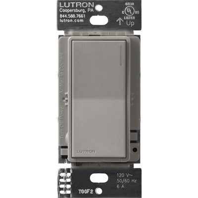 Lutron Sunnata On/Off Switch, 6A Lighting or 3A 1/10HP Motor, Single Pole/Multi-Location, ST-6ANS-CS, Cobblestone