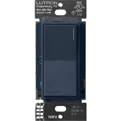 Lutron Sunnata On/Off Switch, 6A Lighting or 3A 1/10HP Motor, Single Pole/Multi-Location, ST-6ANS-DE, Deep Sea