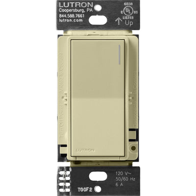 Lutron Sunnata On/Off Switch, 6A Lighting or 3A 1/10HP Motor, Single Pole/Multi-Location, ST-6ANS-SA, Sage