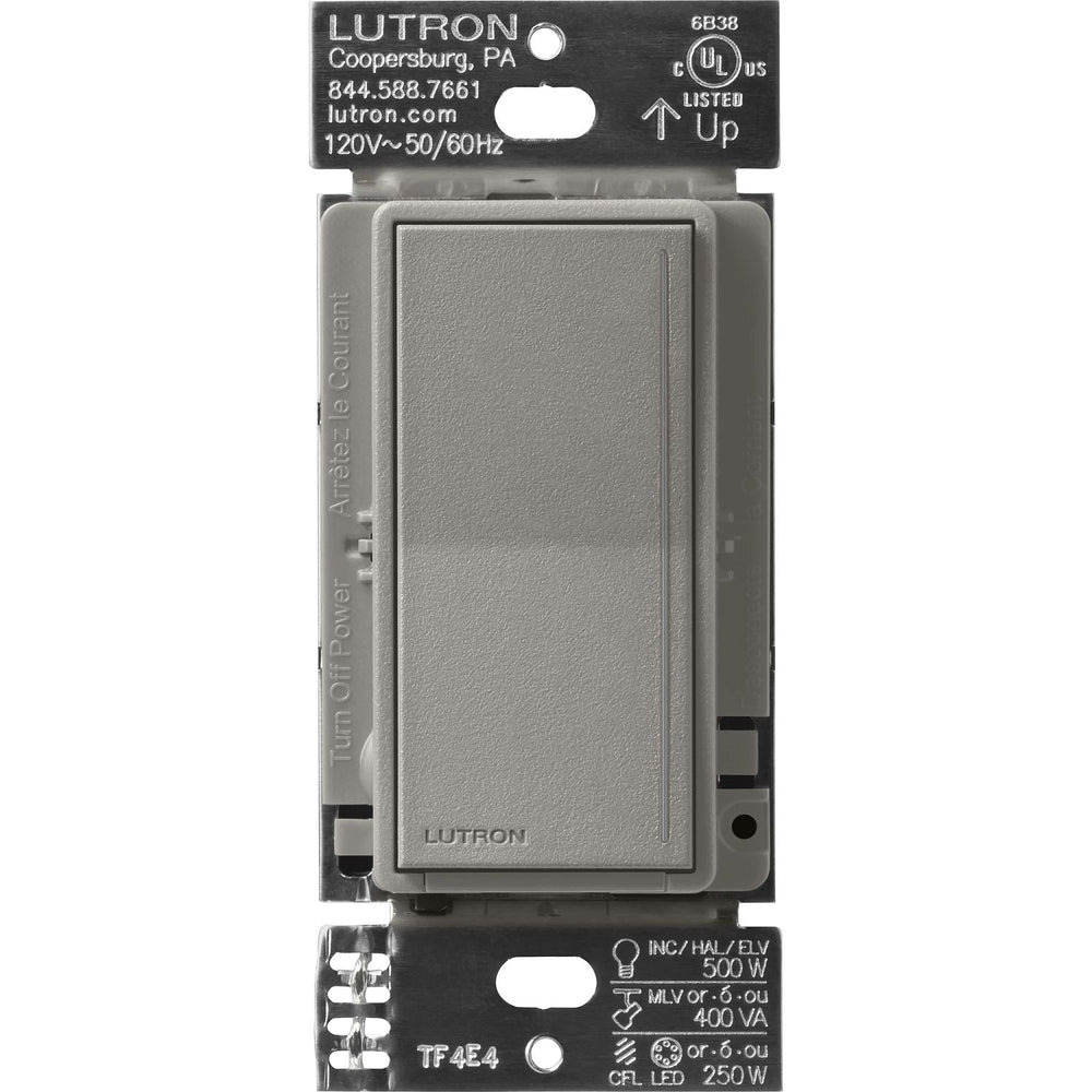 Lutron Sunnata Touch Dimmer - LED+ Pro Max, 250W LED/400W ELV/400VA MLV, Neutral Required, Multi-Location, 120V, ST-PRO-N-CS, Cobblestone