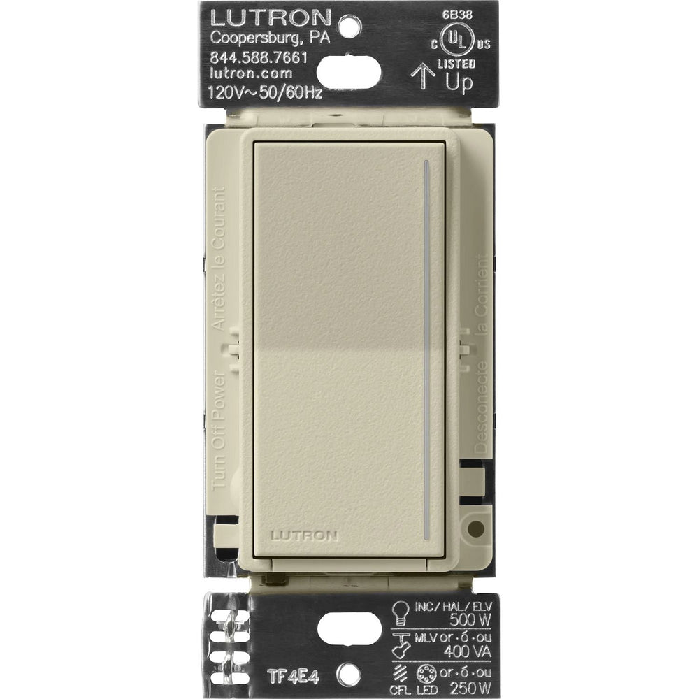 Lutron Sunnata Touch Dimmer - LED+ Pro Max, 250W LED/400W ELV/400VA MLV, Neutral Required, Multi-Location, 120V, ST-PRO-N-CY, Clay