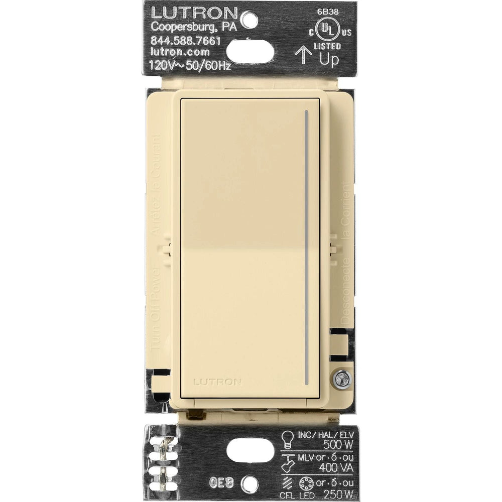 Lutron Sunnata Touch Dimmer - LED+ Pro Max, 250W LED/400W ELV/400VA MLV, Neutral Required, Multi-Location, 120V, ST-PRO-N-IV, Ivory
