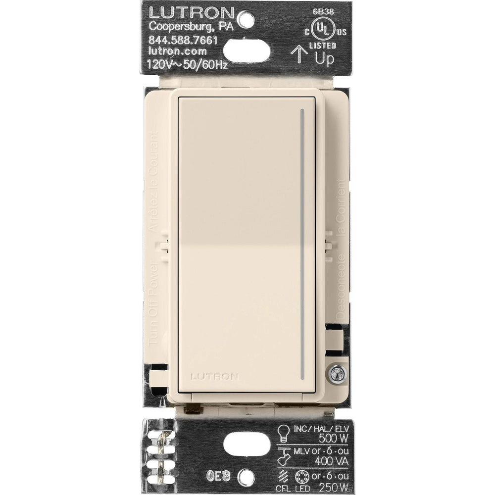Lutron Sunnata Touch Dimmer - LED+ Pro Max, 250W LED/400W ELV/400VA MLV, Neutral Required, Multi-Location, 120V, ST-PRO-N-LA, Light Almond