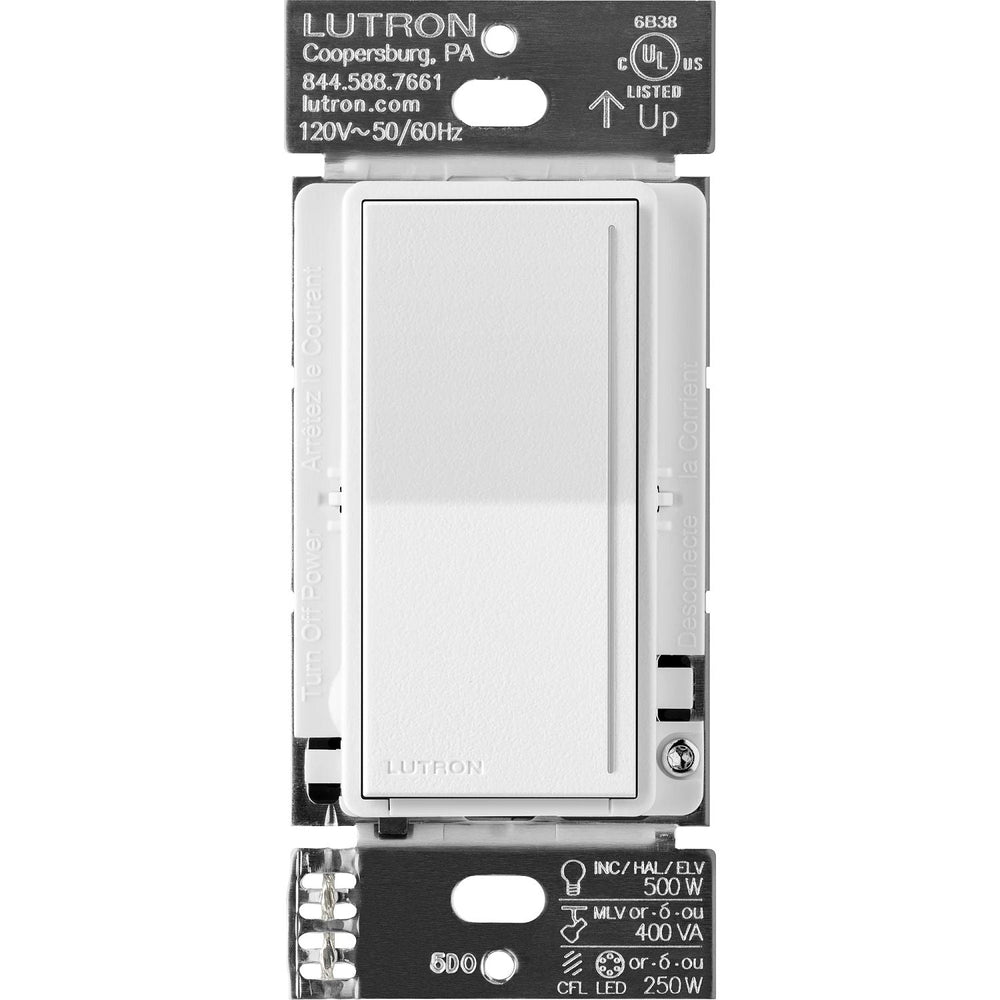 Lutron Sunnata Touch Dimmer - LED+ Pro Max, 250W LED/400W ELV/400VA MLV, Neutral Required, Multi-Location, 120V, ST-PRO-N-SW, Snow White