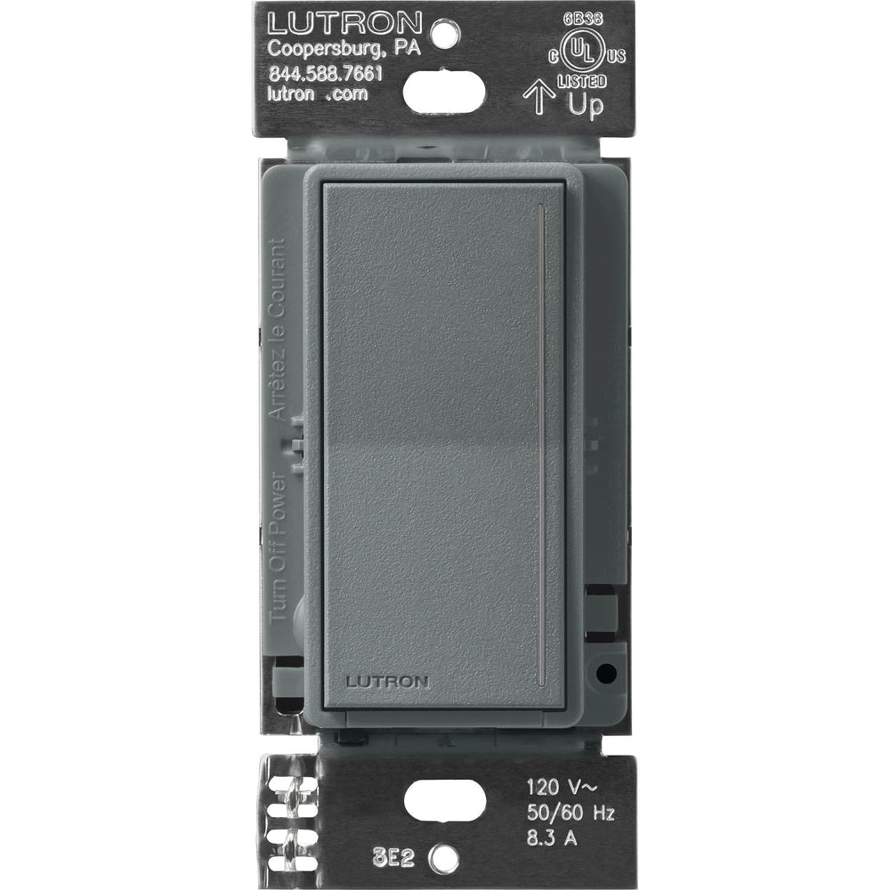 Lutron Sunnata Companion Dimmer Switch, Multi-Location Dimming, Only For Use With Sunnata PRO LED+ Touch Dimmer (ST-PRO-N), ST-RD-SL, Slate