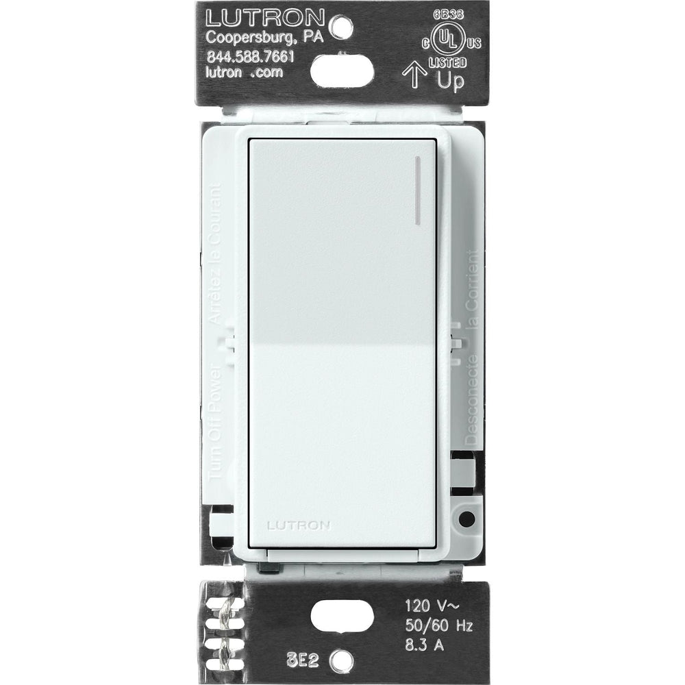 Lutron Sunnata Companion Switch, Multi-Location Switching, Only For Use With Sunnata 6A On/Off Switch, (ST-6ANS), ST-RS-GL, Glacier White