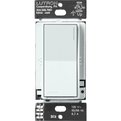 Lutron Sunnata Companion Switch, Multi-Location Switching, Only For Use With Sunnata 6A On/Off Switch, (ST-6ANS), ST-RS-GL, Glacier White