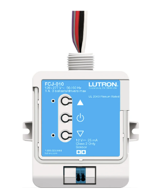 Lutron Vive 0-10V PowPak Wireless Fixture Control Module, Pack of 8, 1A Switching, 6 mA sink/source, 120-277V, FCJS-010-BULK8