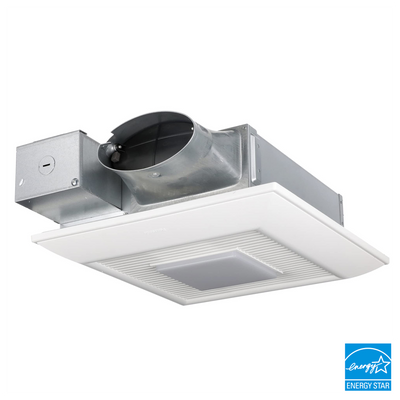 Panasonic FV-0510VSCL1 WhisperValue® DC Ventilation Fan/Light & Condensation Sensor, 50-80-100 CFM