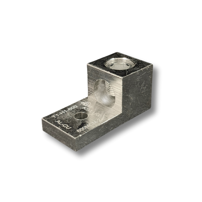 PLS-AST-250 - Aluminum Single Terminal Lug Electro-Tin Plated 250 kcmil