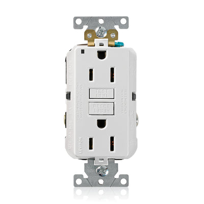 Leviton G5262-W 15 A 125 VAC GFCI Receptacle White