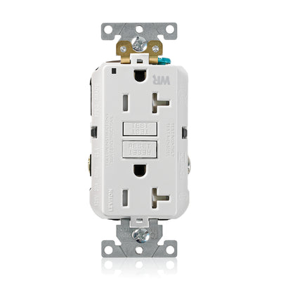 Leviton G5362-WTW 20 A 125 VAC GFCI Receptacle White