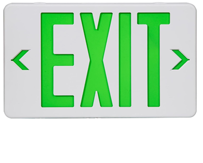 HY-3WL(G) - Indoor LED Exit Sign 90 Min Battery Green Letters