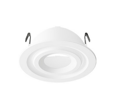 DMF Lighting H4TRABK 4" H Series Round Adjustable Trim, Black