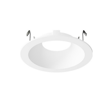 DMF Lighting H4TRSBK 4" H Series Round Recessed Trim, Black