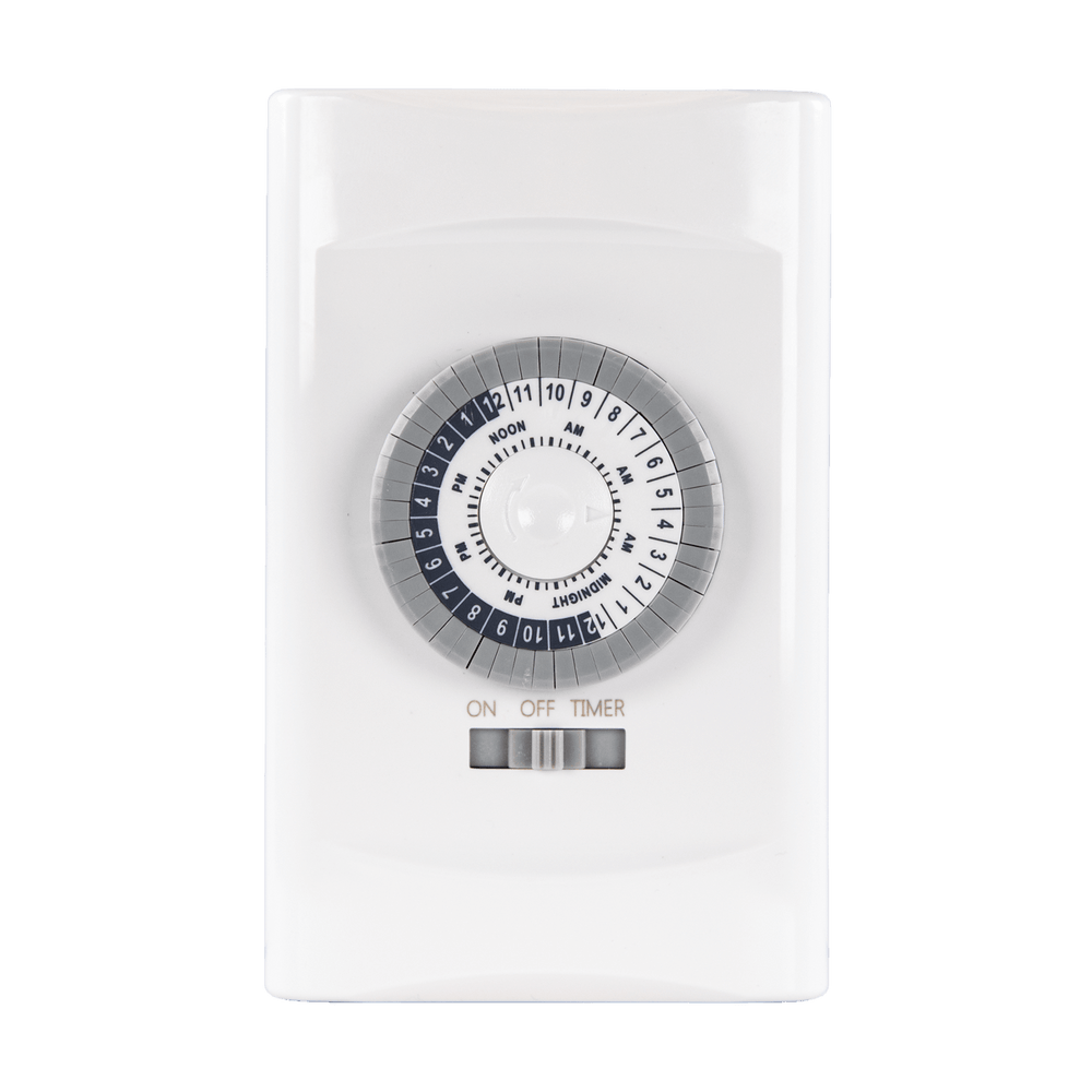 24-Hour Mechanical In-Wall Timer Switch