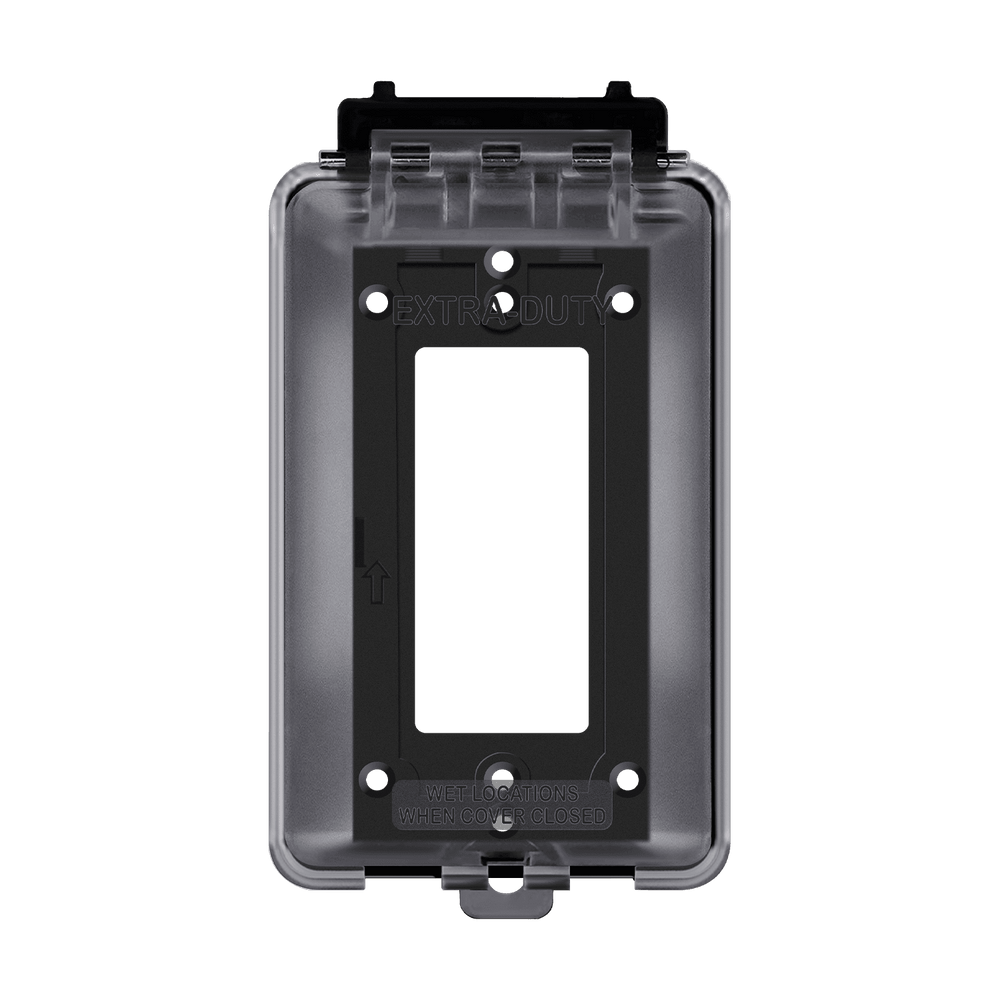 Extra-Duty In-Use Weatherproof Outdoor Cover for Decorator/GFCI Receptacle, One-Gang
