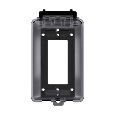 Extra-Duty In-Use Weatherproof Outdoor Cover for Decorator/GFCI Receptacle, One-Gang