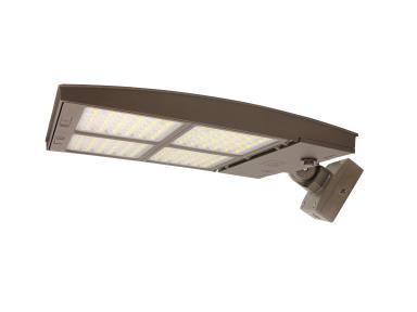 MaxLite M200UC4W-CSBVCR LED Outdoor Flood Area Light ,Watt 200W, Changeable Lens 4W, 120-277V, CCT 3000K/4000K/5000K, Bronze ,Variable Wall Mount, C-Max Ready