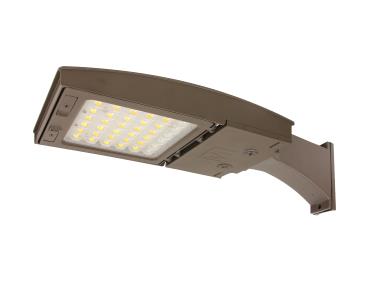 Maxlite M42UC4W-CSBACR Flood Light M Series 42W - Changeable Lens 4W - 3/4/5K - Straight Arm - C-max Ready - Finish Bronze