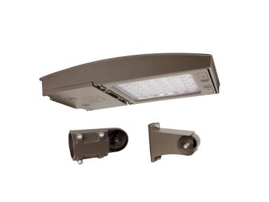 Maxlite M42UCN-CSB2CR Flood Light M Series 42W - Changeable Lens 4W - 3/4/5K - Flexible Arm and Slipfitter - C-max Ready - Finish Bronze