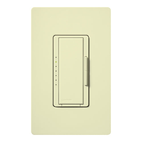 Lutron Maestro Dimmer, 1000W Incandescent/Halogen Only, Single Pole/Multi-Location, 120V, MA-1000-AL, Almond