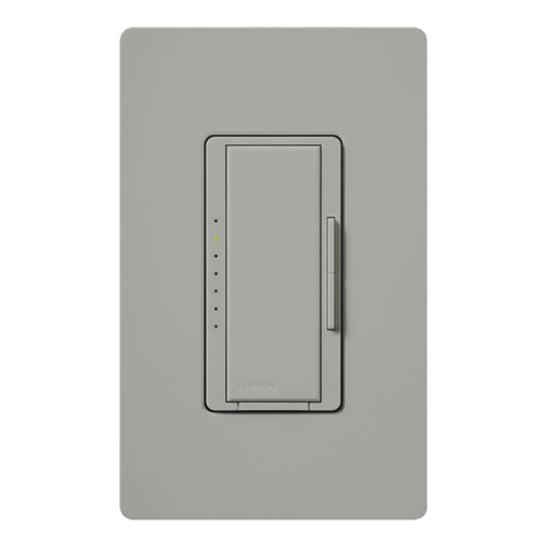 Lutron Maestro Dimmer, 1000W Incandescent/Halogen Only, Single Pole/Multi-Location, 120V, MA-1000-GR, Gray