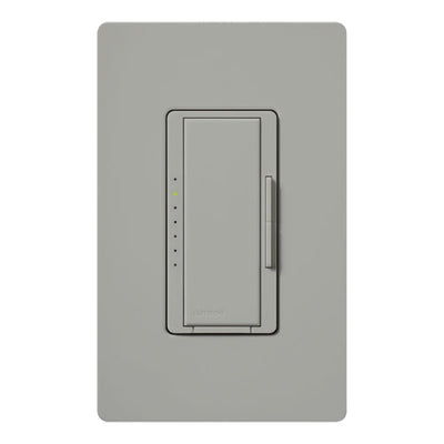 Lutron Maestro Dimmer, 1000W Incandescent/Halogen Only, Single Pole/Multi-Location, 120V, MA-1000-GR, Gray