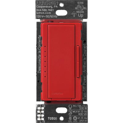 Lutron Maestro Dimmer Switch - LED+ Pro Max, 250W LED/ 500W ELV/ 400VA MLV, Neutral Optional, Single Pole/Multi Location, 120V, MA-PRO-HT, Hot