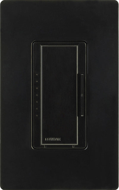Lutron Maestro MLV Dimmer Switch, 800W (1000VA), Single-Pole/Multi-Location, No Neutral Required, 120V, MALV-1000-BL, Black