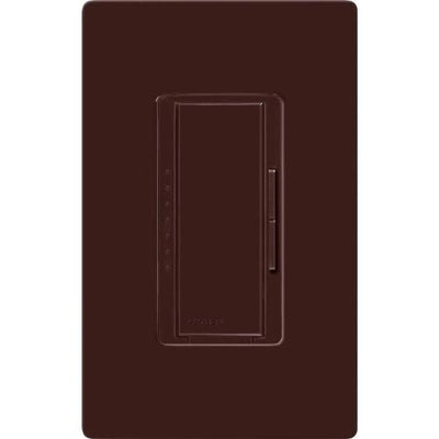 Lutron Maestro MLV Dimmer Switch, 800W (1000VA), Single-Pole/Multi-Location, No Neutral Required, 120V, MALV-1000-BR, Brown